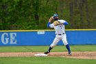 Baseball vs CGA  Wheaton College Baseball vs Coast Guard Academy during game one of the NEWMAC semi-finals playoffs. - (Photo by Keith Nordstrom) : Wheaton, baseball, NEWMAC